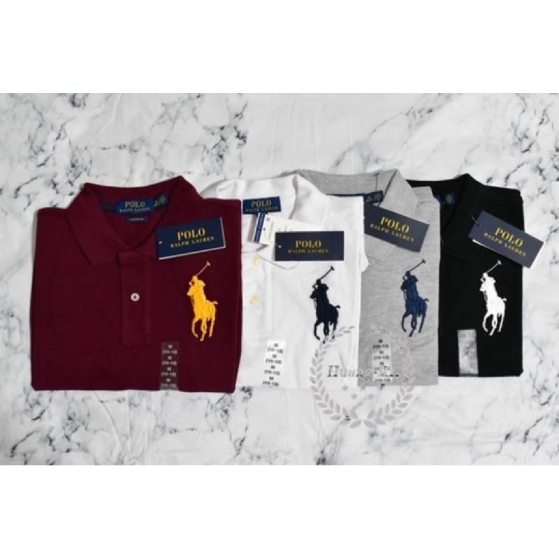 💯保證正品💯Ralph Lauren RL POLO衫 青年版 短袖 大馬 黑色 白色16【Huang-RL】™-細節圖4