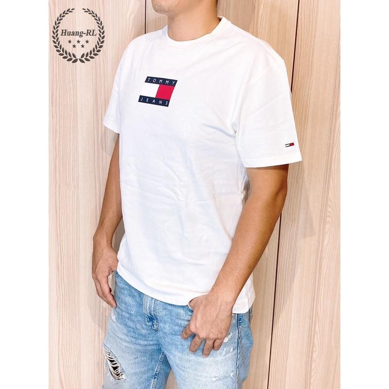 💯保證正品💯Huang-RL Tommy Hilfiger 成人版 經典大Logo 圓領 短袖 T恤 131/25-細節圖4