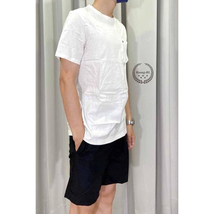 64【Huang-RL】💯保證正品💯Tommy Hilfiger 成人版 口袋小LOGO 短袖 短T 短袖T恤-細節圖6