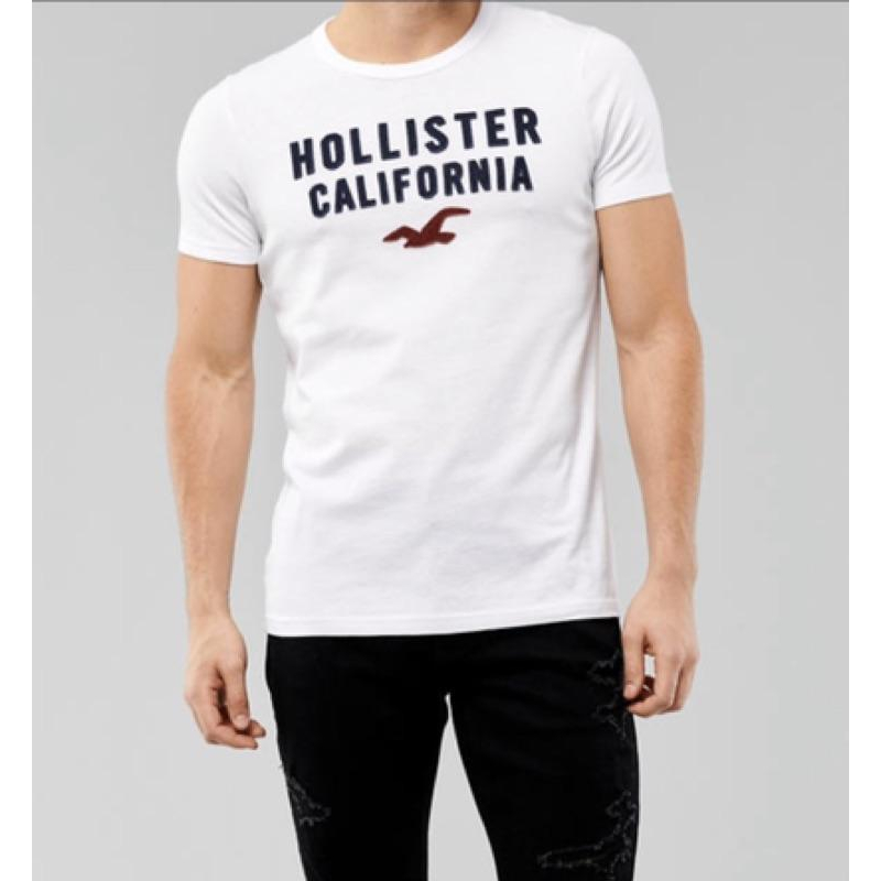 💯保證正品💯HCO Hollister 海鷗 圓領 成人版 短t  白色 黑色大logo 109 【Huang-RL】™-細節圖3