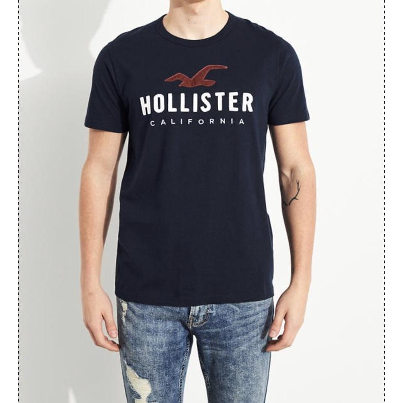 💯保證正品💯HCO Hollister 海鷗 圓領 成人版 短t  白色 黑色大logo 109 【Huang-RL】™-細節圖5