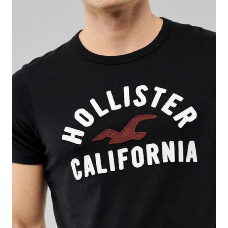 💯保證正品💯HCO Hollister 海鷗 圓領 成人版 短t  白色 黑色大logo 109 【Huang-RL】™-細節圖6