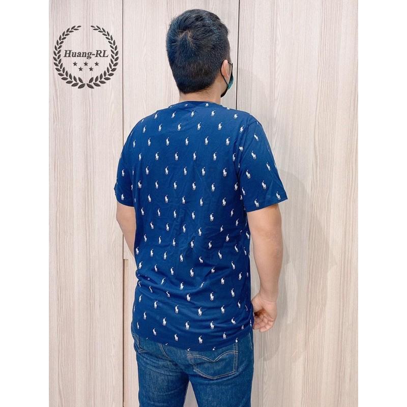 💯保證正品💯Ralph Lauren 滿版 RL 短袖 成人版 小馬 大馬 深藍 黑色  【Huang-RL】44-細節圖4