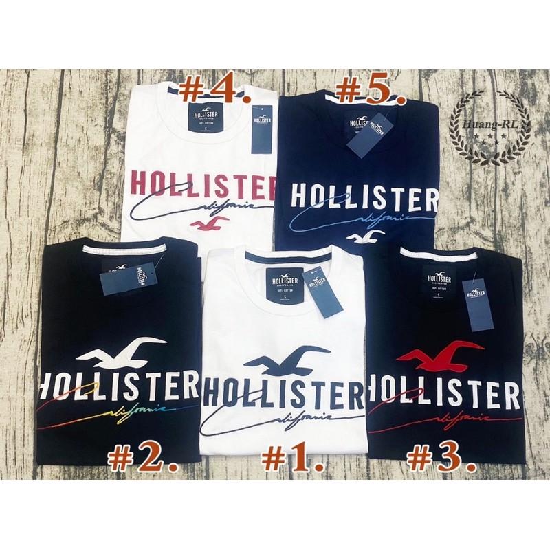 💯保證正品💯HCO Hollister 海鷗 大logo 圓領 素t 短t 成人版  白色 92【Huang-RL】™-細節圖2