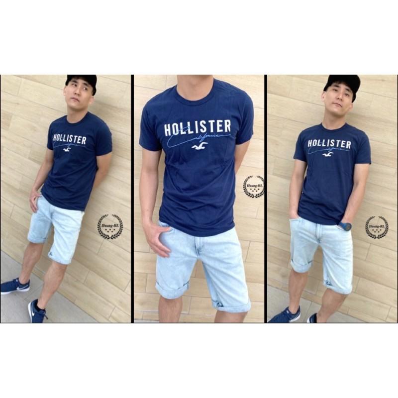 💯保證正品💯HCO Hollister 海鷗 大logo 圓領 素t 短t 成人版  白色 92【Huang-RL】™-細節圖3