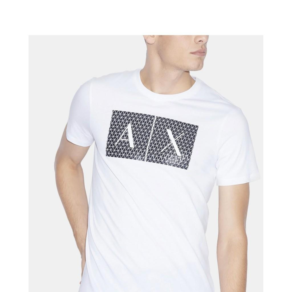 💯保證正品💯Huang-RL  Armani Exchange AX 大Logo 短袖T恤  短T 黑色 白色 #後1-細節圖2