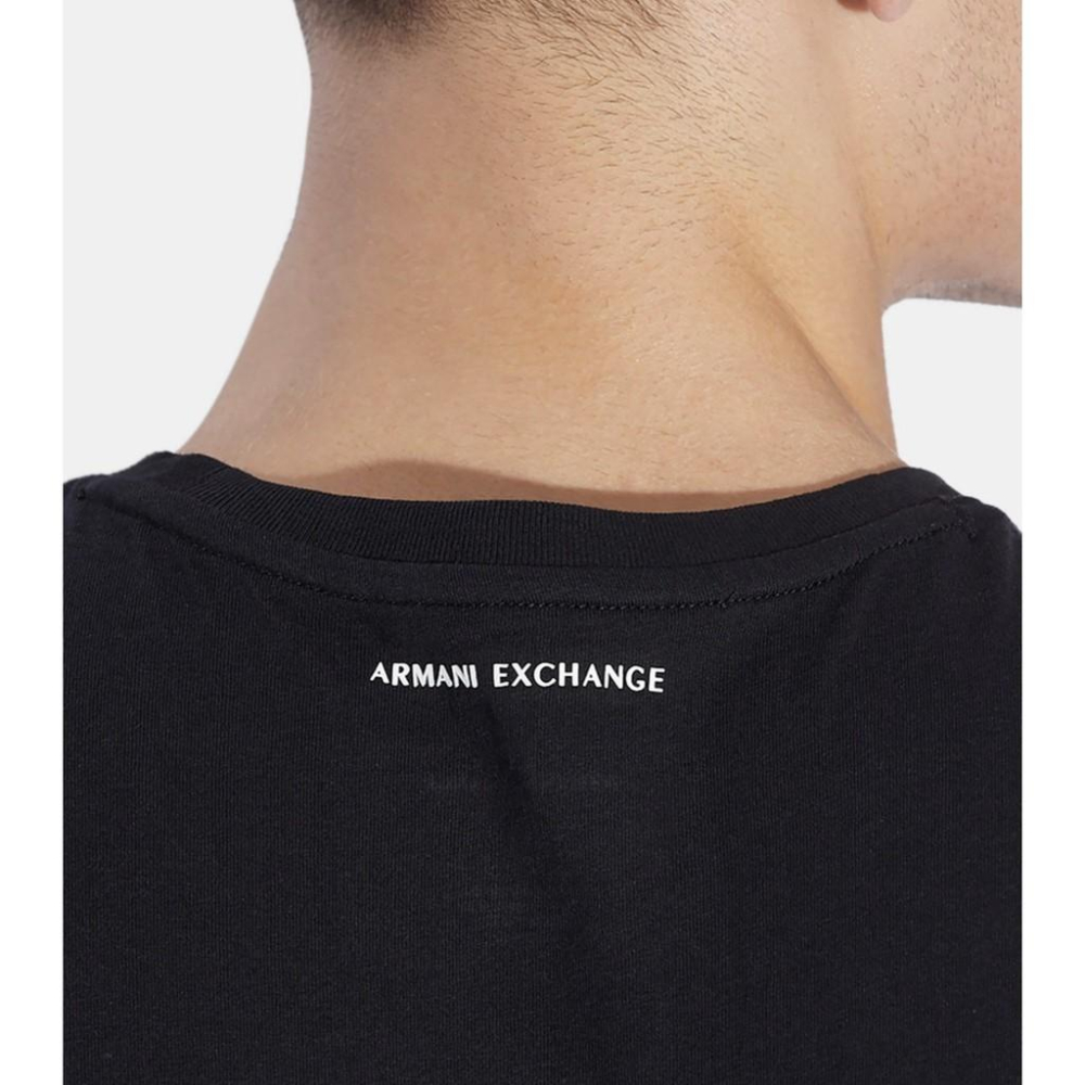 💯保證正品💯Huang-RL  Armani Exchange AX 大Logo 短袖T恤  短T 黑色 白色 #後1-細節圖8