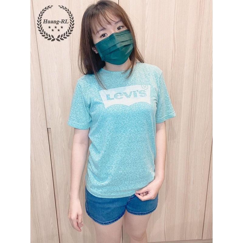 💯保證正品💯Huang-RL Levi＇s 青年版  經典文字 大Logo 圓領短T 情侶裝  Levis 34-細節圖2