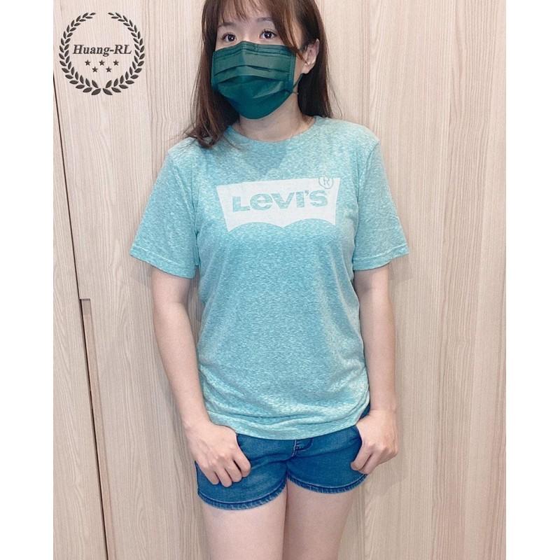 💯保證正品💯Huang-RL Levi＇s 青年版  經典文字 大Logo 圓領短T 情侶裝  Levis 34-細節圖3