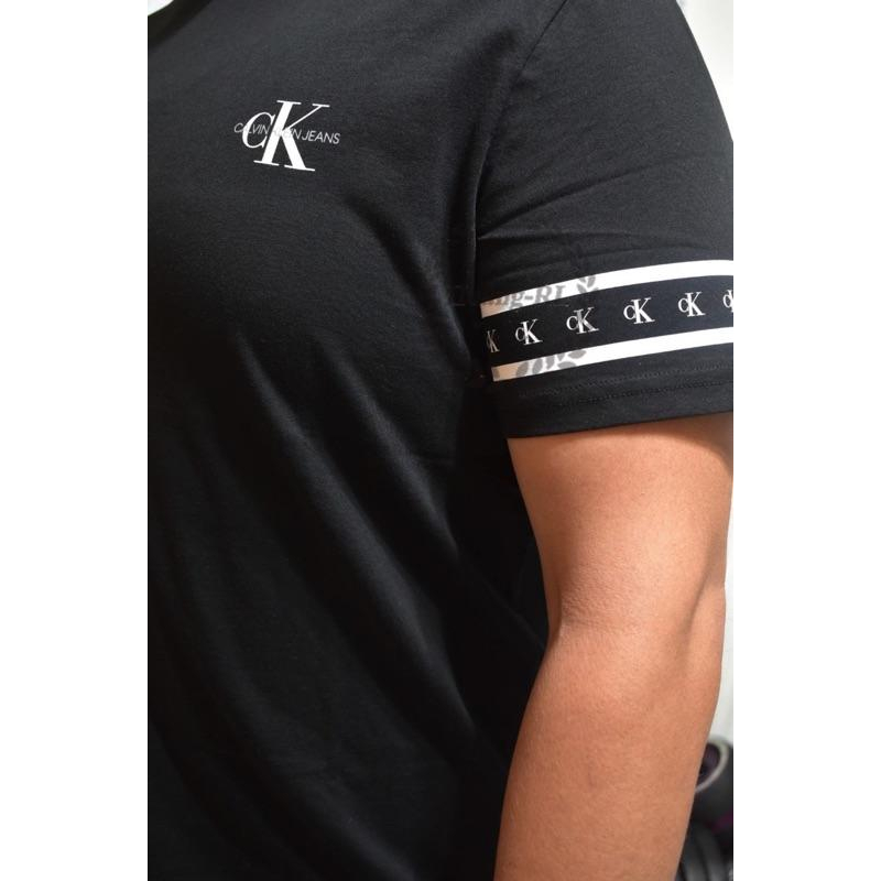 30💯保證正品💯Huang-RL 成人版 CK Calvin Klein 白色  黑色 經典 Logo 短袖-細節圖4
