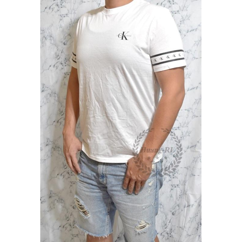 30💯保證正品💯Huang-RL 成人版 CK Calvin Klein 白色  黑色 經典 Logo 短袖-細節圖6