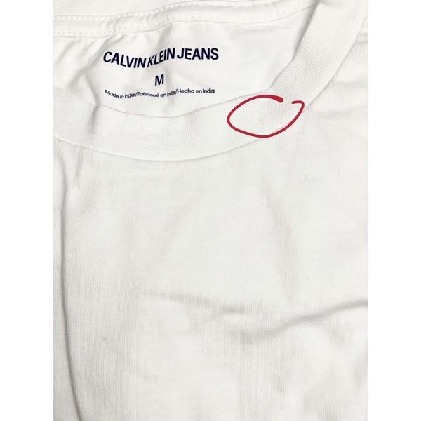 30💯保證正品💯Huang-RL 成人版 CK Calvin Klein 白色  黑色 經典 Logo 短袖-細節圖8