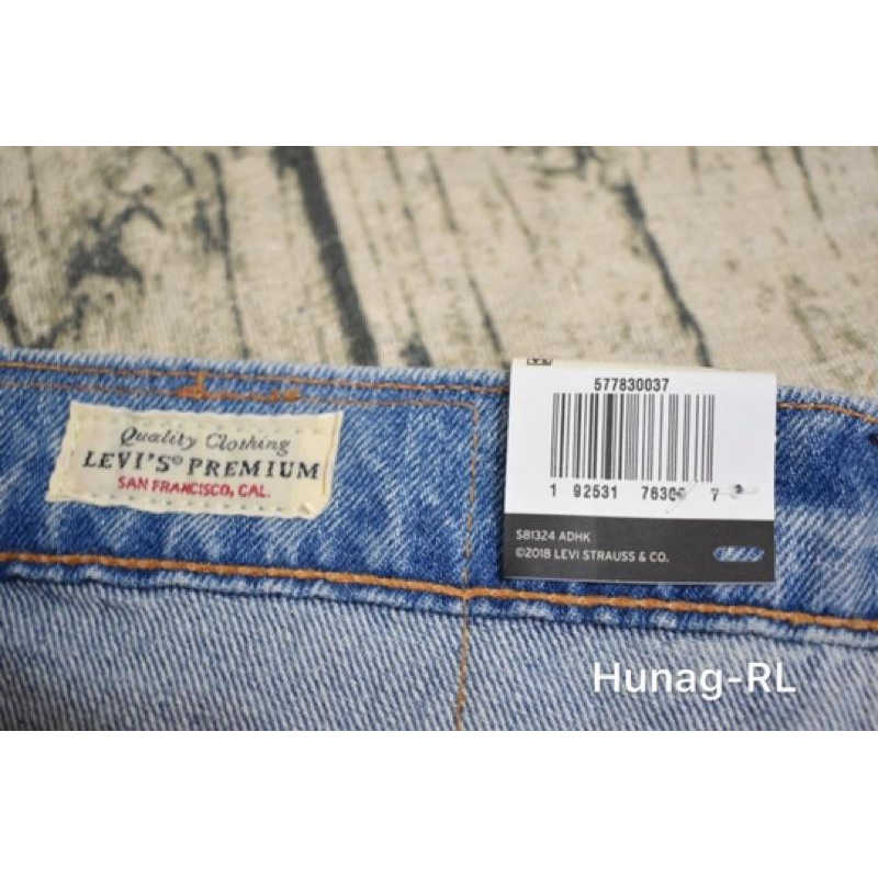 Levis 502💯保證正品💯Huang-RL  破壞 迷彩 牛仔長褲 深色 短褲 短牛 501 Levi＇s 外1-細節圖7