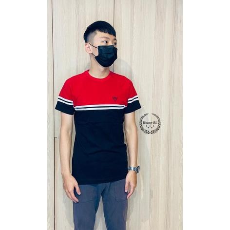 💯保證正品💯Guess 經典小Logo 成人版 短袖 T恤 短T 刺繡 滾邊 黑色 86-2【Huang-RL】™-細節圖2