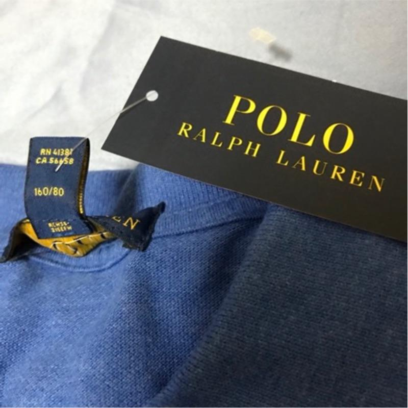 💯保證正品💯Huang-RL Ralph Lauren RL POLO衫 青年版  短袖  小馬   藍色-細節圖4