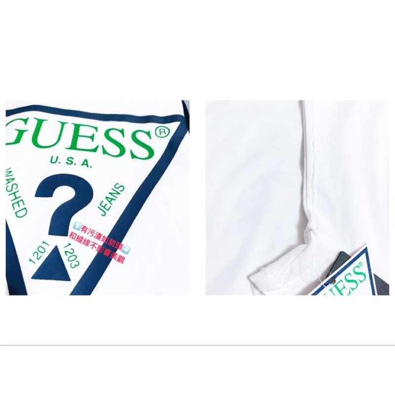 106💯保證正品💯Huang-RL Guess 三角Logo 短袖T恤 短T 現貨 成人版-細節圖4