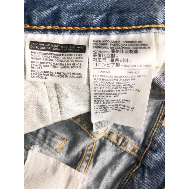 84/Levis 511💯保證正品💯Huang-RL  窄版 牛仔短褲 淺色 短褲 短牛 501 Levi＇s-細節圖6