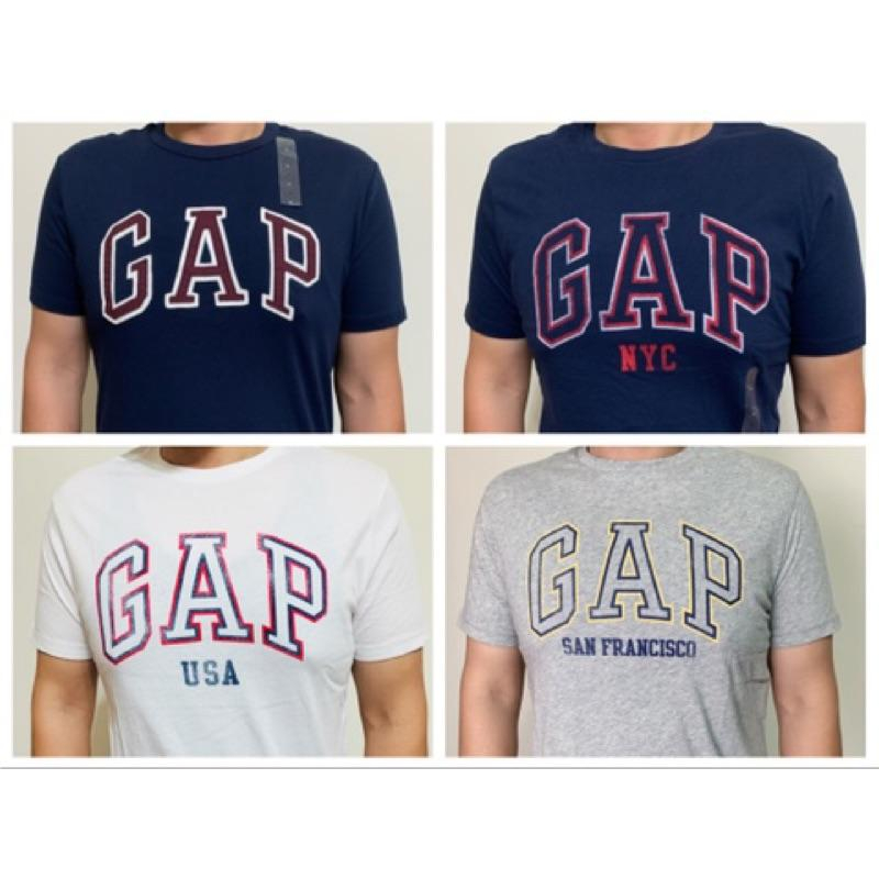 新貨💯保證正品💯Huang-RL GAP 男版  刷舊大logo 短Tee 圓領 短袖T恤   成人版-細節圖3