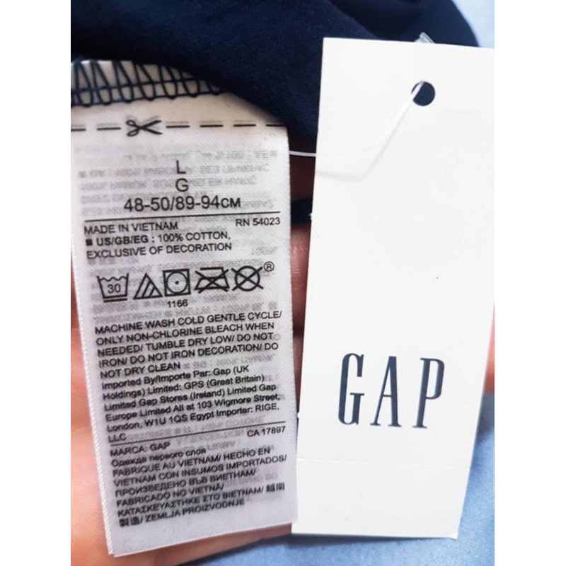 新貨💯保證正品💯Huang-RL GAP 男版  刷舊大logo 短Tee 圓領 短袖T恤   成人版-細節圖8