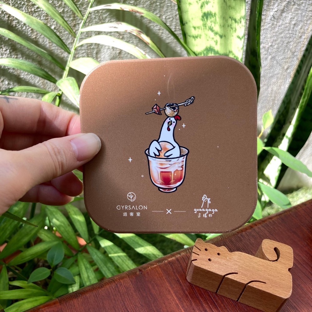 陶瓷杯墊 吸水杯墊 雞尾酒造型陶瓷吸水杯墊-規格圖4