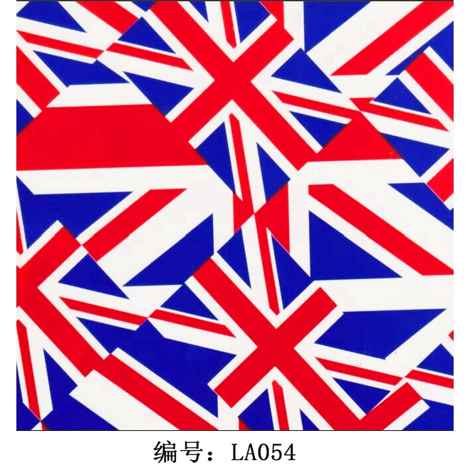 水轉印膜 英國國旗 LA054 50cm寬 水添色水轉印