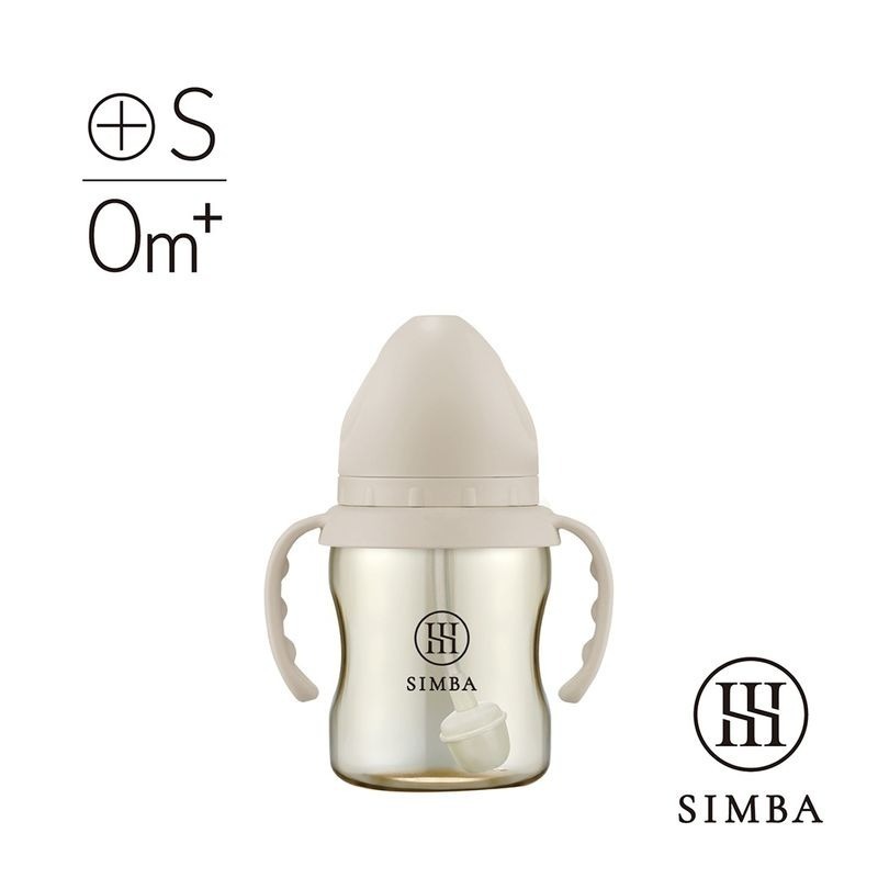 小獅王辛巴 Simba 蘊蜜鉑金PPSU寬口吸管把手防脹氣奶瓶(200ml)-學飲適用 ★愛兒麗婦幼用品★-細節圖2