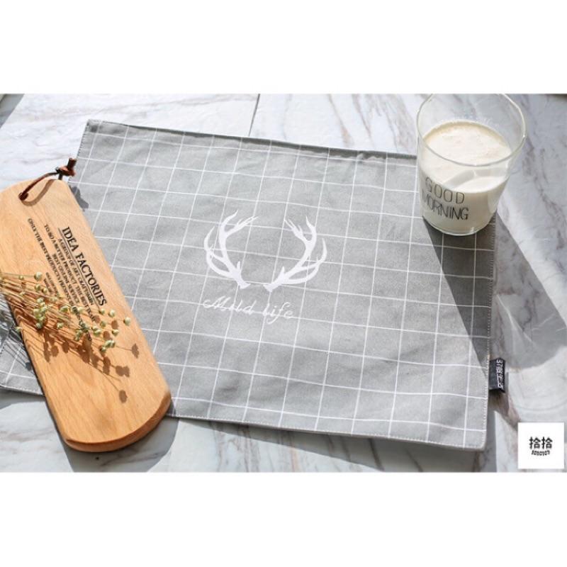 拾拾食器｜(現貨)北歐風幾何純棉餐墊◆桌墊 餐桌墊 耐熱墊 布墊 背景布 隔熱墊 防燙墊 桌巾 桌布 日本 台灣現貨-細節圖5