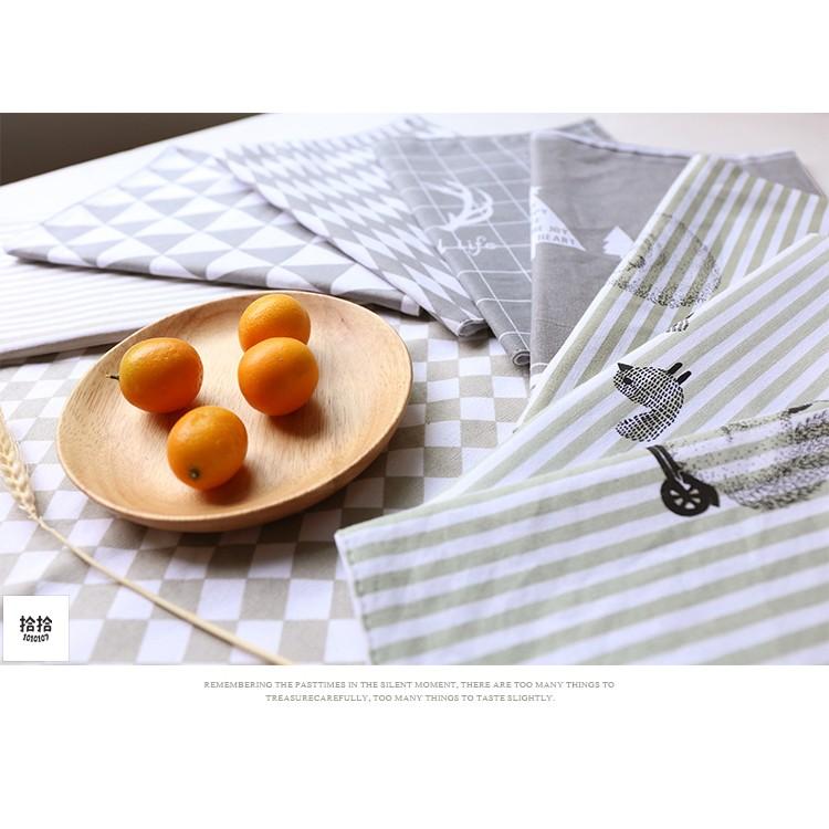 拾拾食器｜(現貨)北歐風幾何純棉餐墊◆桌墊 餐桌墊 耐熱墊 布墊 背景布 隔熱墊 防燙墊 桌巾 桌布 日本 台灣現貨-細節圖6