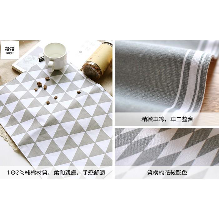 拾拾食器｜(現貨)北歐風幾何純棉餐墊◆桌墊 餐桌墊 耐熱墊 布墊 背景布 隔熱墊 防燙墊 桌巾 桌布 日本 台灣現貨-細節圖7
