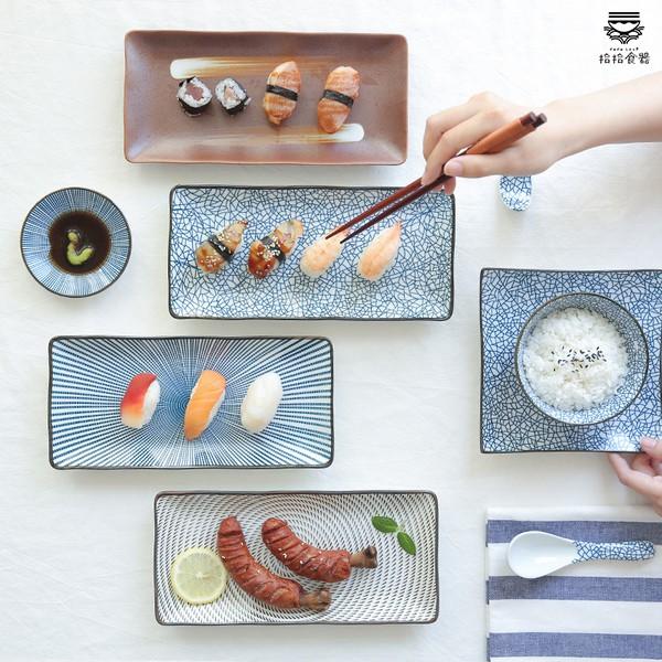 拾拾食器｜(方形盤)日式復古碗碟餐具◆日式盤 方盤 陶瓷盤 菜盤 餐盤 大餐盤 日本 現貨+預購 台灣-細節圖5