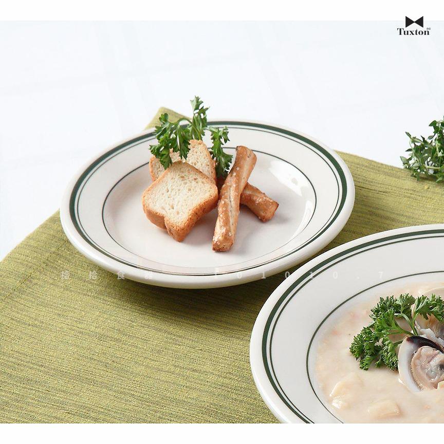 拾拾食器｜(綠線圓盤)美國TUXTON GREEN BAY餐具◆陶瓷盤 餐盤 早餐盤 西餐盤 大餐盤 現貨+預購 台灣-細節圖7