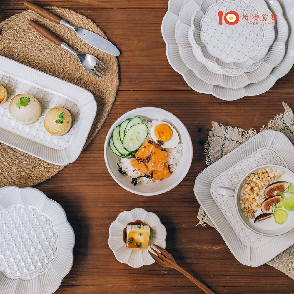 拾拾食器｜日式奈良．雪梅系列餐具◆陶瓷盤 陶瓷碗 日式餐盤 餐盤 飯碗 咖啡杯 魚盤 大餐盤 日本 現貨+預購 台灣-細節圖8