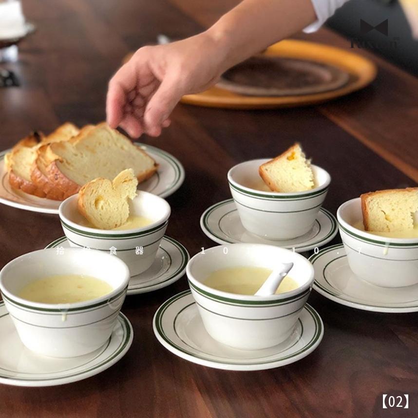 拾拾食器｜(綠線碗)美國TUXTON GREEN BAY餐具◆陶瓷碗 飯碗 沙拉碗 湯碗 小菜碟 小碗 現貨+預購 台灣-細節圖8