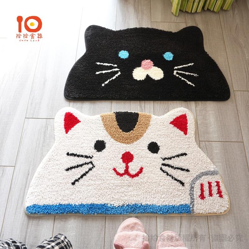 拾拾食器｜可愛動物🐾半圓吸水腳踏墊◆浴室腳踏墊 吸水墊 防滑墊 地墊 浴廁腳踏墊 防滑腳踏墊 日本 現貨+預購 台灣-細節圖7