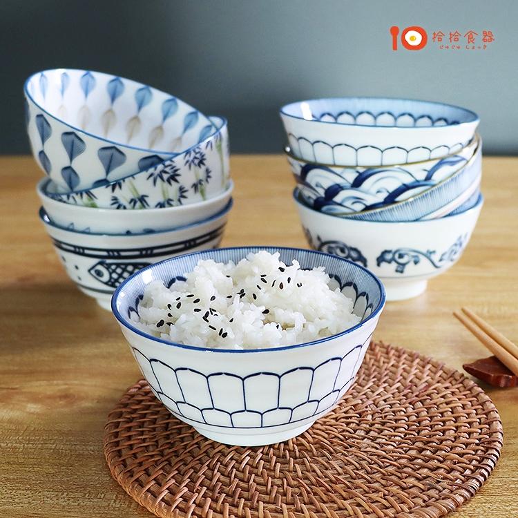 拾拾食器｜(現貨)日式青花飯碗◆瓷碗 碗 陶瓷碗 飯碗 小碗 造型碗 湯碗 甜湯碗 家用碗 餐廳日本 台灣現貨 台灣-細節圖6