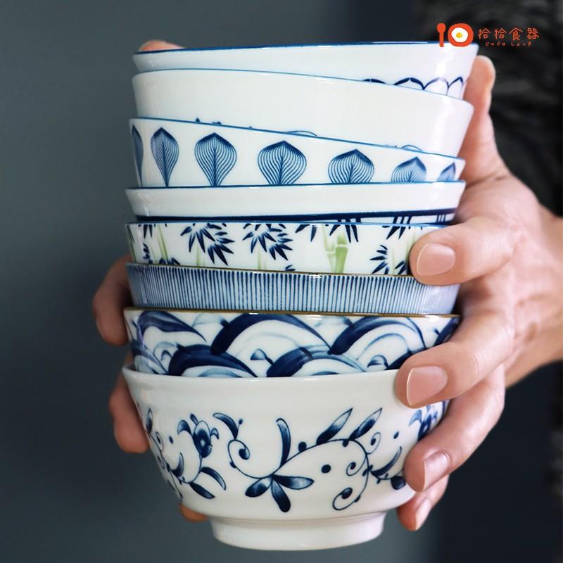 拾拾食器｜(現貨)日式青花飯碗◆瓷碗 碗 陶瓷碗 飯碗 小碗 造型碗 湯碗 甜湯碗 家用碗 餐廳日本 台灣現貨 台灣-細節圖7