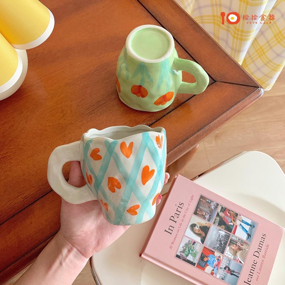拾拾食器｜丹麥設計師手捏陶瓷馬克杯◆手繪 陶瓷杯 咖啡杯 茶杯 手捏杯 水杯 禮物 情人節 日本 現貨+預購 台灣-細節圖6