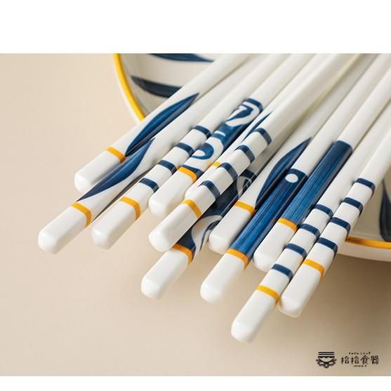 拾拾食器｜濃濃日式風格手繪陶瓷筷◆防滑 耐高溫 防霉 筷子 陶瓷筷子 筷子組 日式筷子 多入 日本 現貨+預購 台灣-細節圖8