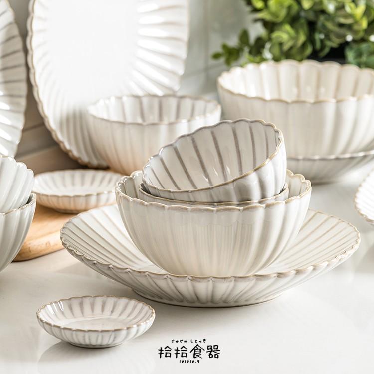 拾拾食器｜日式復古窯變菊皿◆陶瓷碗 陶瓷盤 餐盤 早餐盤 方盤 魚盤 飯碗 湯盤 大盤 圓盤 日本 現貨+預購 台灣-細節圖4