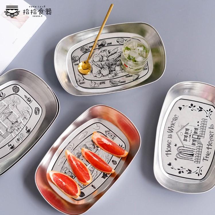 拾拾食器｜日式馬口鐵托盤◆復古 美式 餐盤 鐵盤 炸物盤 金屬 零食盤 烤物盤 燒烤盤 備料盤 日本 現貨+預購 台灣-細節圖6