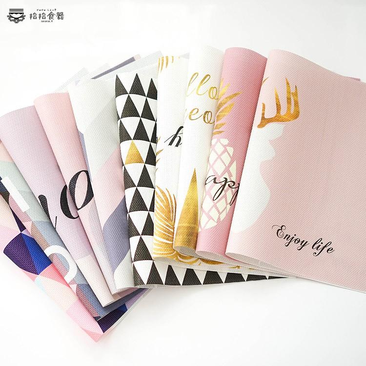 拾拾食器｜(現貨)北歐創意餐桌墊◆可水洗 餐墊 盤墊 桌墊 隔熱墊 防燙墊 耐熱墊 午餐墊 碗墊 日本 台灣現貨 台灣-細節圖3