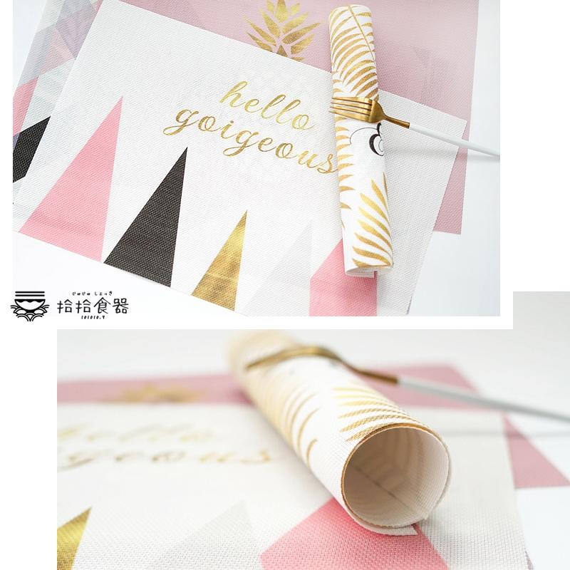 拾拾食器｜(現貨)北歐創意餐桌墊◆可水洗 餐墊 盤墊 桌墊 隔熱墊 防燙墊 耐熱墊 午餐墊 碗墊 日本 台灣現貨 台灣-細節圖5