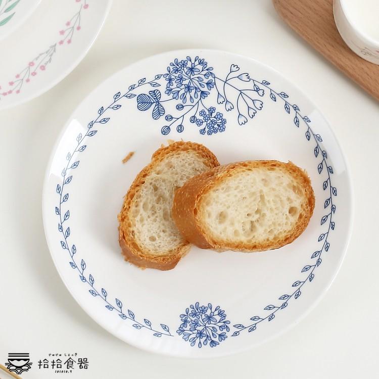 拾拾食器｜(現貨)田園風陶瓷盤◆瓷盤 餐盤 早餐盤 白盤 8吋盤 淺盤 蛋糕盤 麵包盤 擺盤 平盤 日本 台灣現貨 台灣-細節圖3