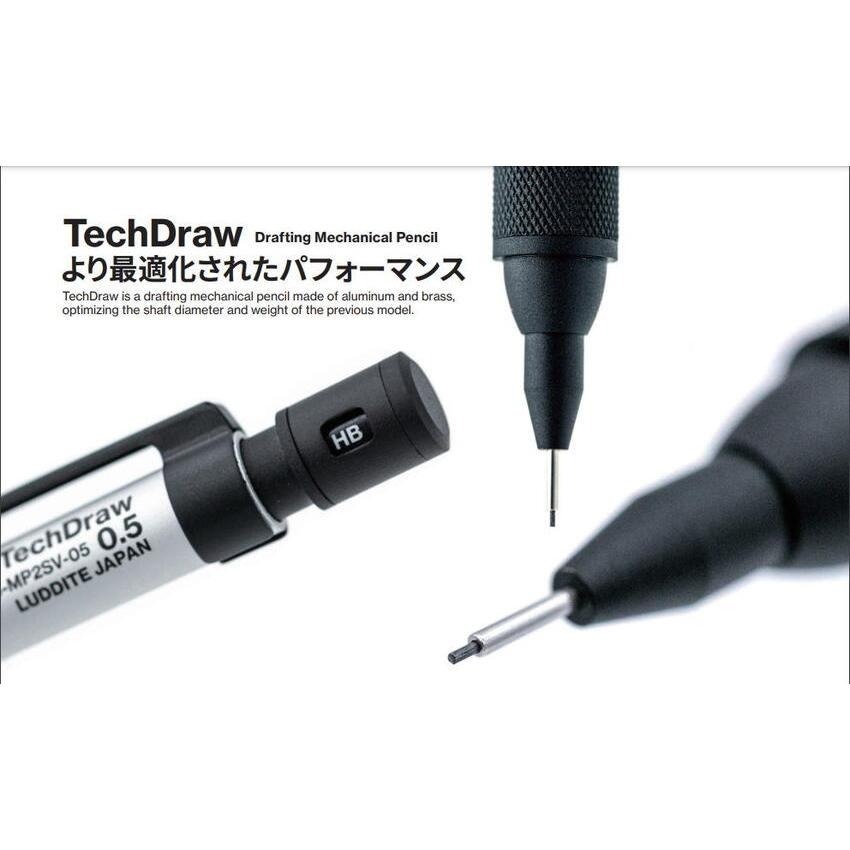 【筆倉】日本 LUDDITE TechDraw2 LDB-MP2 0.3/0.5mm 製圖用自動鉛筆-細節圖7