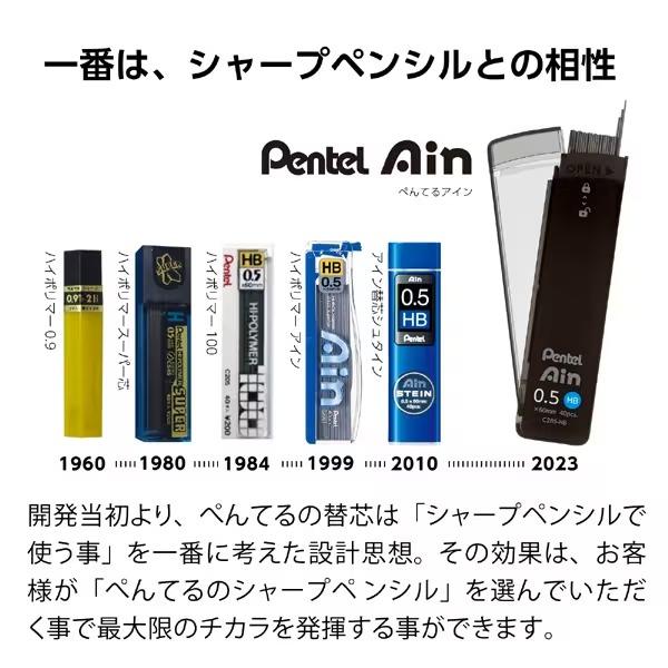 【筆倉】 PENTEL 飛龍 Ain 進化版 自動鉛筆芯-細節圖3