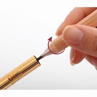 【筆倉】日本 OHTO SPN-400 2.0mm 筆芯 黃銅製削筆器 磨芯器-細節圖7