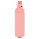 【筆倉】日本 LIHIT LAB PuniLabo A-7720 可愛動物造型 綁書帶筆盒 筆袋 隨身筆袋-規格圖5