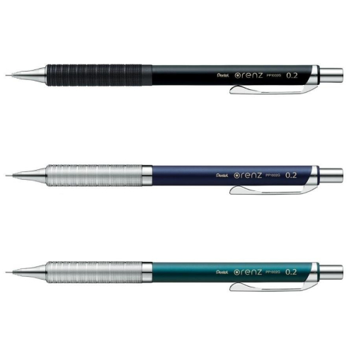 【筆倉】飛龍 Pentel ORENZ METAL GRIP XPP1002G2 金屬款不斷芯自動鉛筆-新版握位