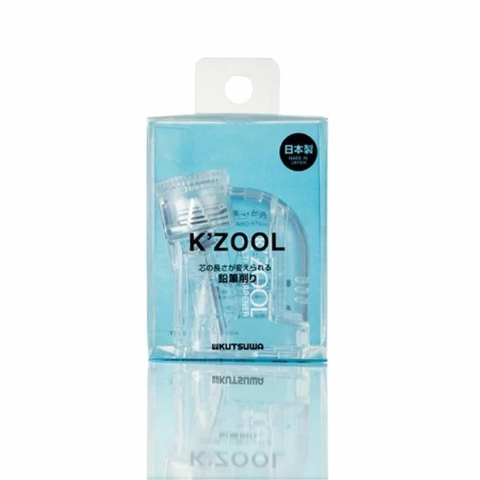 【筆倉】日本 KUTSUWA K＇ZOOL RS029CL 五段調整式 透明 削筆器 削鉛筆機-細節圖2