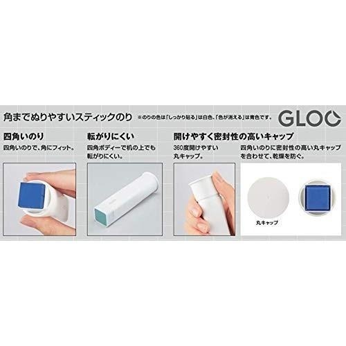 【筆倉】日本國譽 KOKUYO Nendo 聯名款 GLOO 黏貼系列 方型口紅膠-細節圖7